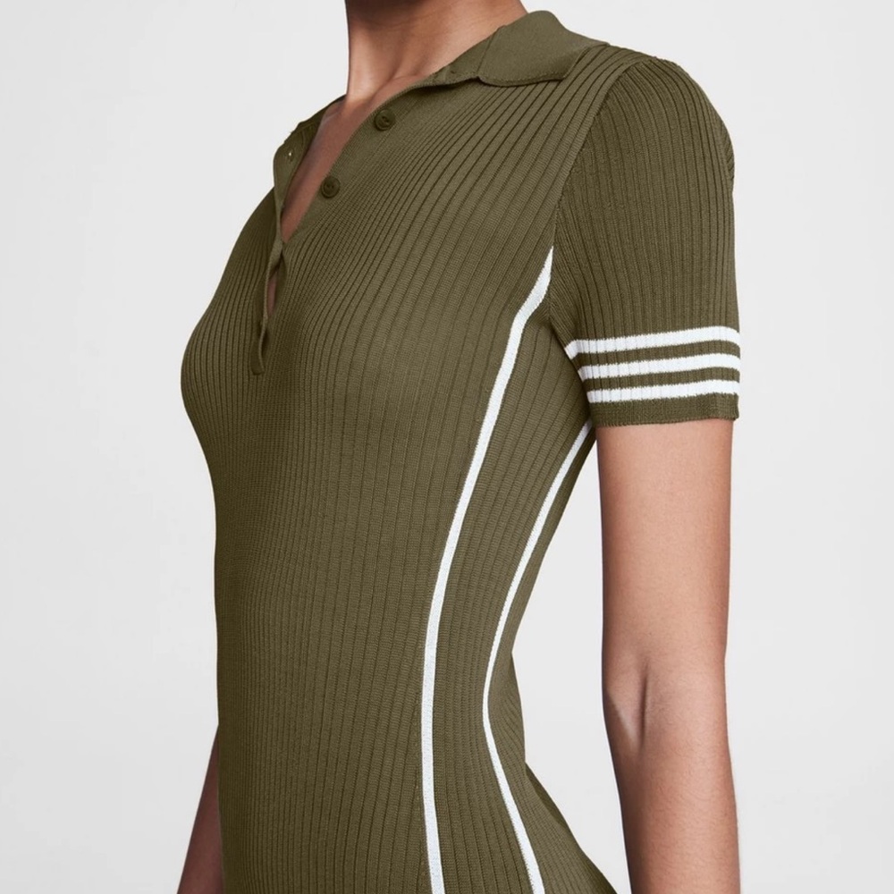 Olive Green Rag and Bone Collared Shirt